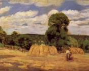 卡米耶 毕沙罗 : The Harvest at Montfoucault